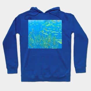 Water Lily print Hoodie